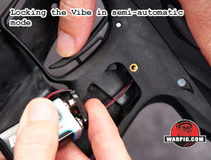 paintball vibe full-auto select fire auto semi semiauto lock