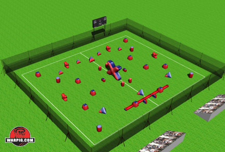 NPPL Paintball Field Layout