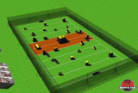 NPPL Paintball Field Layout