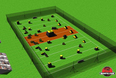 NPPL Paintball Field Layout