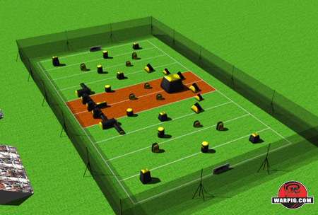 NPPL Paintball Field Layout
