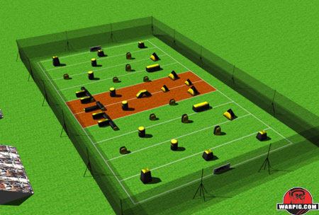 NPPL Paintball Field Layout