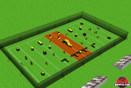 NPPL Paintball Field Layout