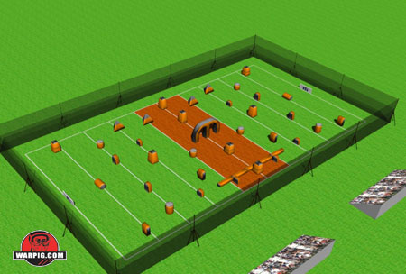 NPPL Paintball Field Layout