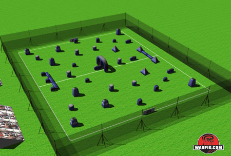 NPPL Paintball Field Layout