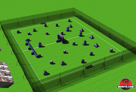 NPPL Paintball Field Layout