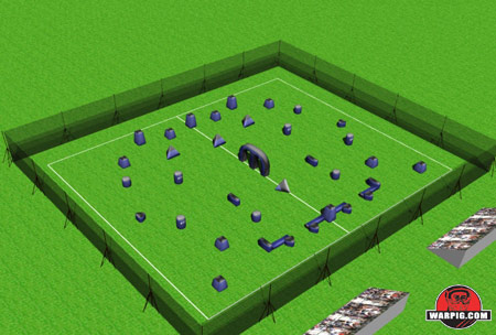 NPPL Paintball Field Layout