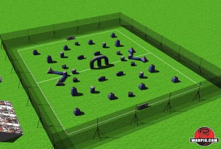 NPPL Paintball Field Layout