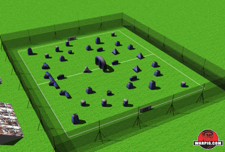 NPPL Paintball Field Layout