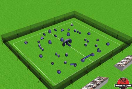 NPPL Paintball Field Layout