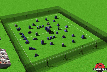 NPPL Paintball Field Layout