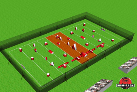 NPPL Paintball Field Layout