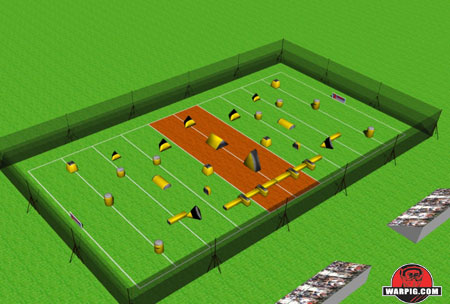 NPPL Paintball Field Layout