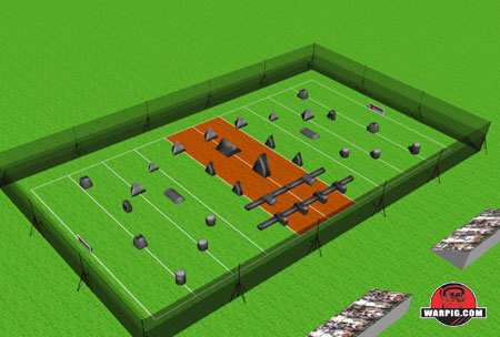 NPPL Paintball Field Layout