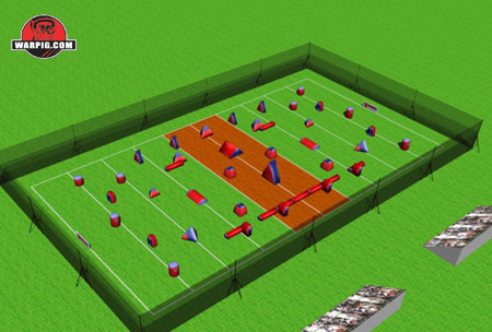 NPPL Paintball Field Layout