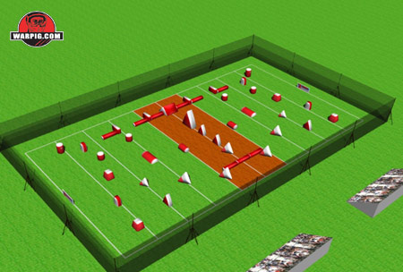 NPPL Paintball Field Layout