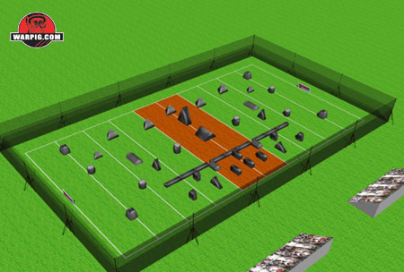 NPPL Paintball Field Layout