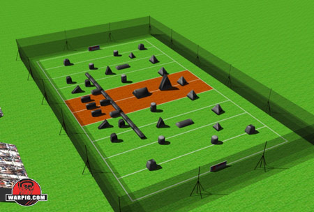 NPPL Paintball Field Layout