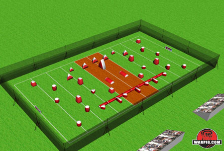 NPPL Paintball Field Layout