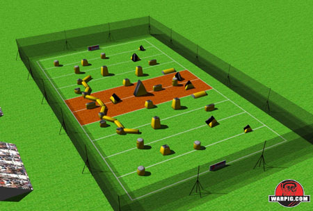 NPPL Paintball Field Layout