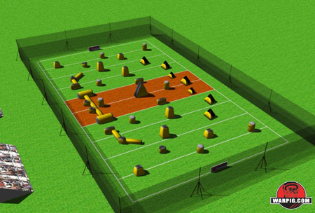 NPPL Paintball Field Layout