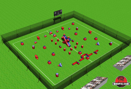 NPPL Paintball Field Layout