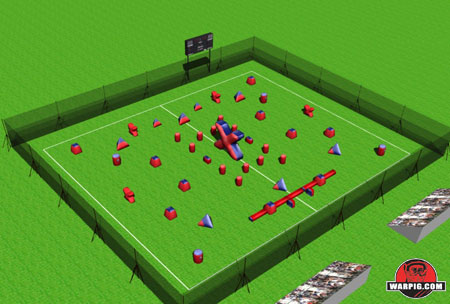 NPPL Paintball Field Layout