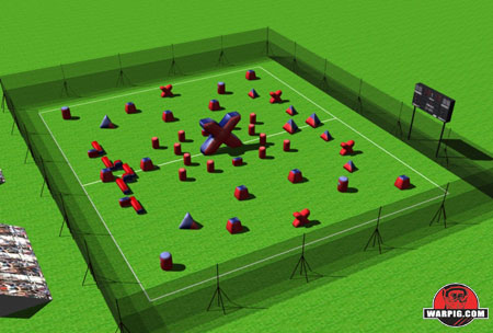 NPPL Paintball Field Layout