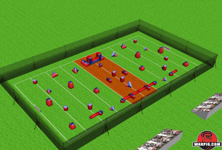 NPPL Paintball Field Layout