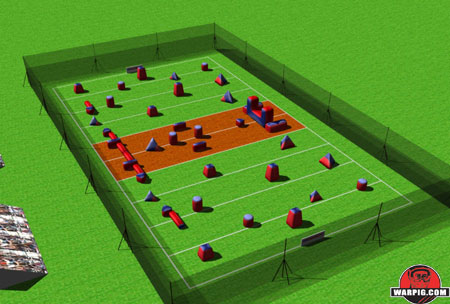 NPPL Paintball Field Layout