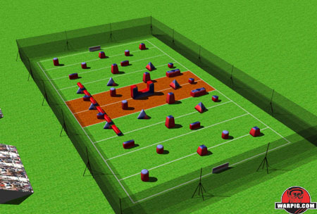 NPPL Paintball Field Layout