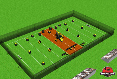 NPPL Paintball Field Layout