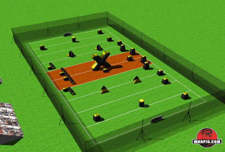 NPPL Paintball Field Layout