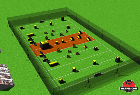 NPPL Paintball Field Layout